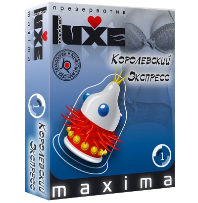 Презерватив LUXE Maxima  Королевский экспресс  - 1 шт. - Luxe - купить с доставкой в Одинцово