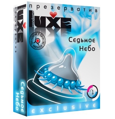 Презерватив LUXE  Exclusive  Седьмое небо  - 1 шт. - Luxe - купить с доставкой в Одинцово