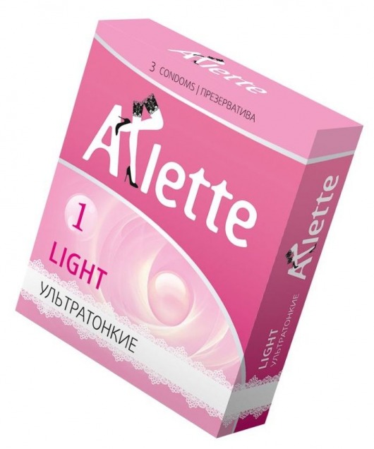 Ультратонкие презервативы Arlette Light - 3 шт. - Arlette - купить с доставкой в Одинцово