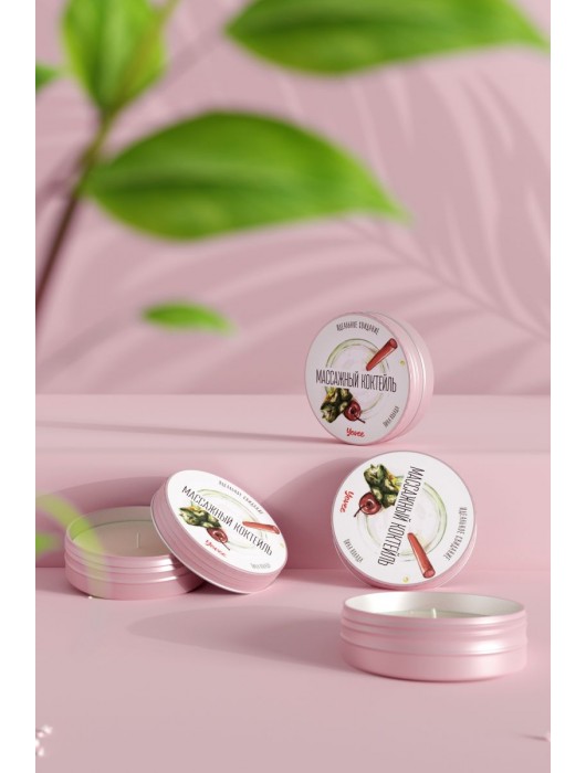 Массажная свеча «Массажный коктейль» с ароматом пина колады - 30 мл. - ToyFa - купить с доставкой в Одинцово