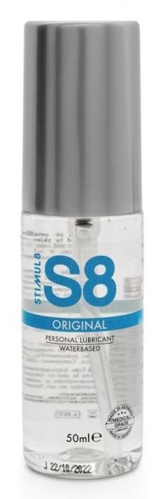 Универсальный лубрикант на водной осноdе S8 Original Lube - 50 мл. - Stimul8 - купить с доставкой в Одинцово