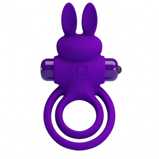 Фиолетовое эрекционное кольцо с вибростимуляцией клитора Vibrant Penis Ring III - Baile - в Одинцово купить с доставкой