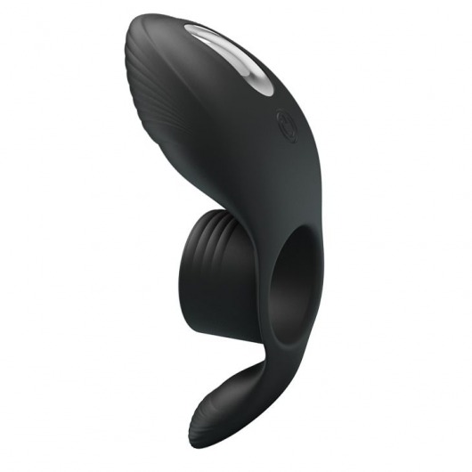 Черное кольцо на пенис с вибрацией Vibration Penis Sleeve - Baile - в Одинцово купить с доставкой
