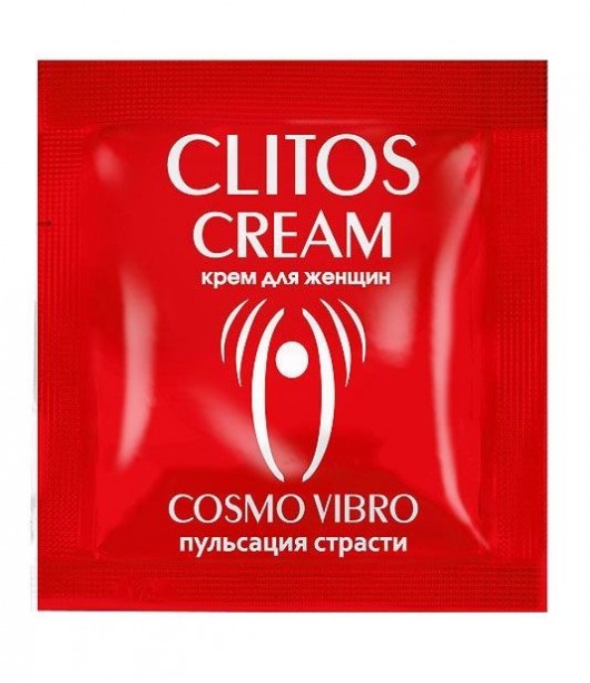 Пробник возбуждающего крема для женщин Clitos Cream - 1,5 гр. - Биоритм - купить с доставкой в Одинцово