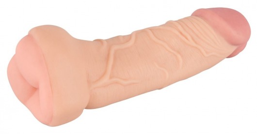 Телесная насадка-мастурбатор 2-in-1 Extension Masturbator - 21 см. - Orion - в Одинцово купить с доставкой
