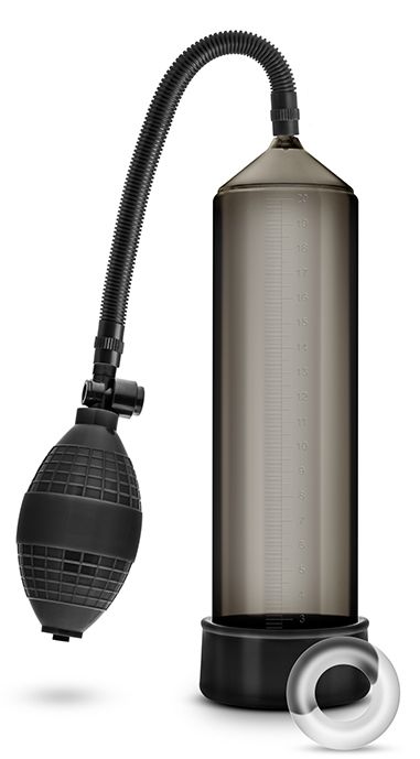 Черная вакуумная помпа VX101 Male Enhancement Pump - Blush Novelties - в Одинцово купить с доставкой