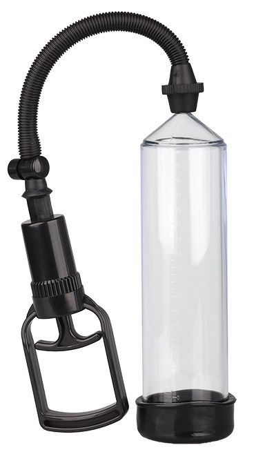 Прозрачная вакуумная помпа TRIGGER HANDLE PENIS PUMP - Dream Toys - в Одинцово купить с доставкой
