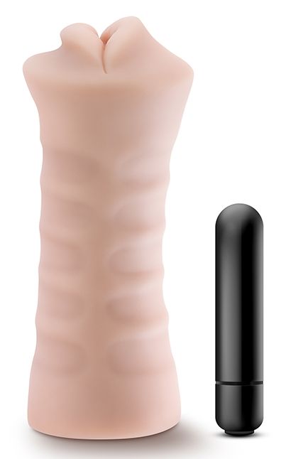 Телесный мастурбатор-ротик Angie - Blush Novelties - в Одинцово купить с доставкой