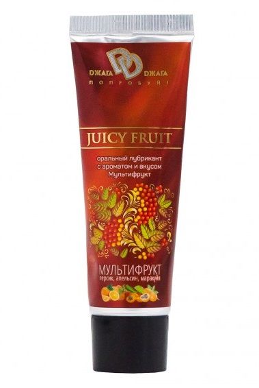Интимный съедобный лубрикант JUICY FRUIT с ароматом фруктов - 30 мл. - БиоМед - купить с доставкой в Одинцово