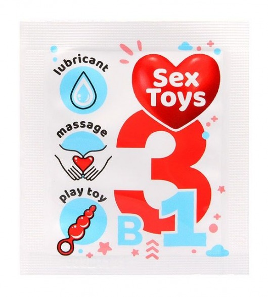 Гель-лубрикант на водной основе Sex Toys - 4 гр. - Биоритм - купить с доставкой в Одинцово