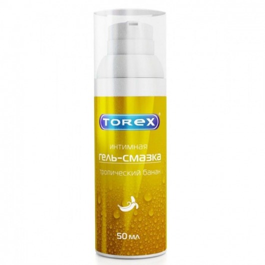 Гель-смазка на водной основе Torex  Тропический банан  - 50 мл. - Torex - купить с доставкой в Одинцово