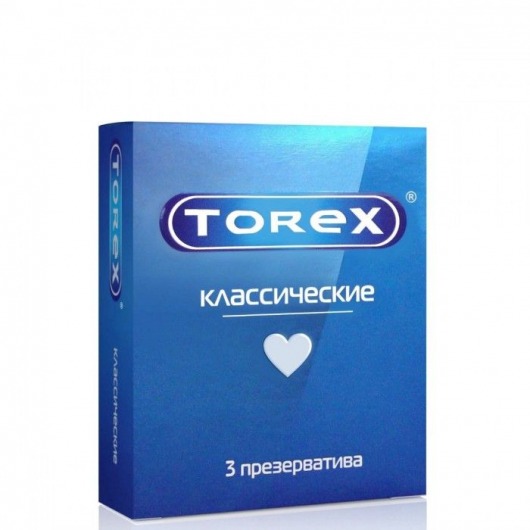 Гладкие презервативы Torex  Классические  - 3 шт. - Torex - купить с доставкой в Одинцово