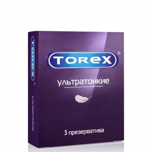 Презервативы Torex  Ультратонкие  - 3 шт. - Torex - купить с доставкой в Одинцово