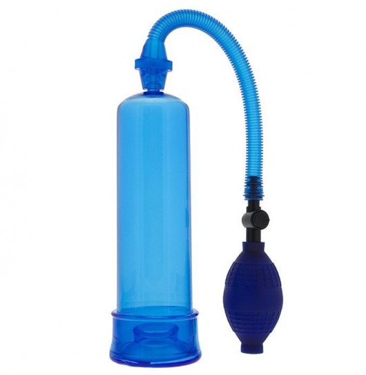 Синяя вакуумная помпа MENZSTUFF PENIS ENLARGER - Dream Toys - в Одинцово купить с доставкой