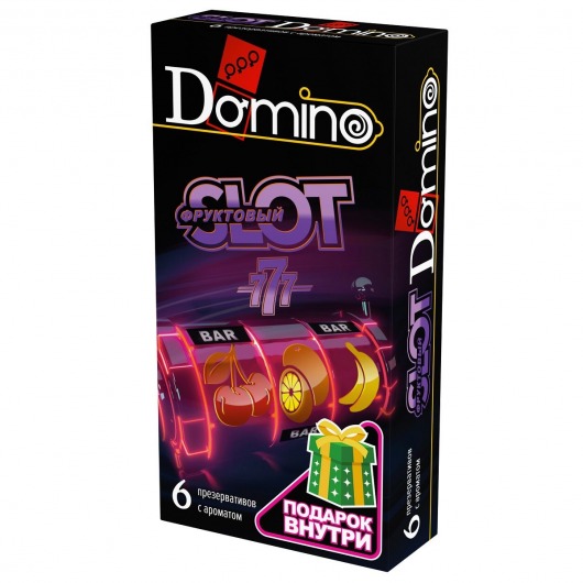 Ароматизированные презервативы DOMINO  Фруктовый слот  - 6 шт. - Domino - купить с доставкой в Одинцово