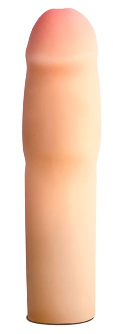 Телесная насадка-удлинитель на пенис PERFORMANCE 1.5INCH COCK XTENDER - 16 см. - Blush Novelties - в Одинцово купить с доставкой