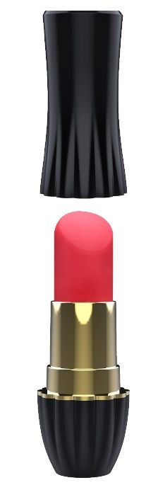 Клиторальный стимулятор-помада LIPSTICK - 9,3 см. - Dream Toys - купить с доставкой в Одинцово