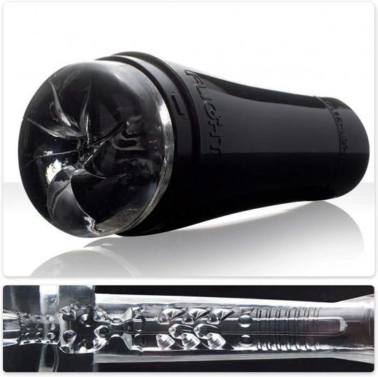 Черный мастурбатор-анус Fleshlight - Flight Pilot - Fleshlight - в Одинцово купить с доставкой
