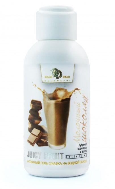Интимный гель-смазка JUICY FRUIT с ароматом молочного шоколада - 100 мл. - БиоМед - купить с доставкой в Одинцово