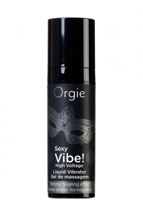 Гель для массажа ORGIE Sexy Vibe High Voltage с эффектом вибрации - 15 мл. - ORGIE - купить с доставкой в Одинцово