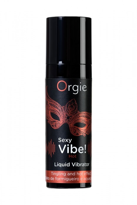Разогревающий гель для массажа ORGIE Sexy Vibe Hot с эффектом вибрации - 15 мл. - ORGIE - купить с доставкой в Одинцово