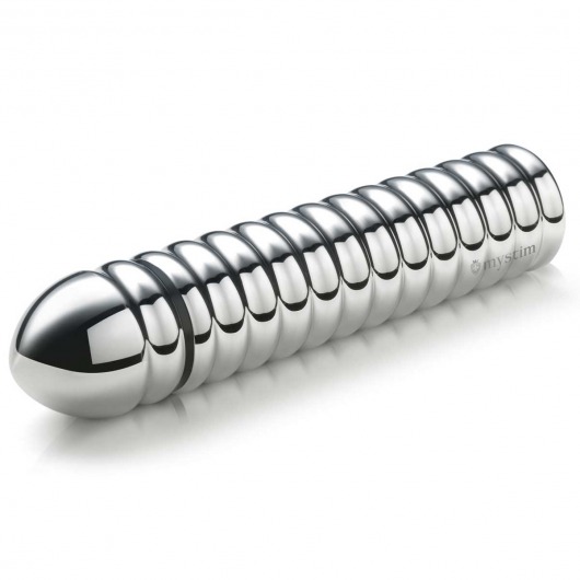 Рельефный фаллос для интенсивного электросекса Groovey George - 20 см. - MyStim - купить с доставкой в Одинцово