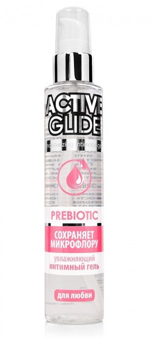 Увлажняющий интимный гель Active Glide Prebiotic - 100 гр. - Биоритм - купить с доставкой в Одинцово