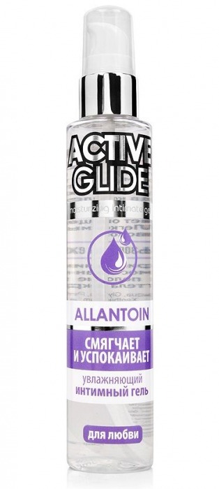 Увлажняющий интимный гель Active Glide Allantoin - 100 гр. - Биоритм - купить с доставкой в Одинцово
