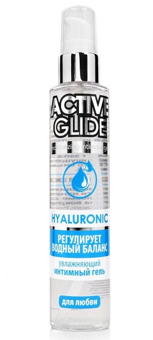 Увлажняющий интимный гель Active Glide Hyaluronic - 100 гр. - Биоритм - купить с доставкой в Одинцово