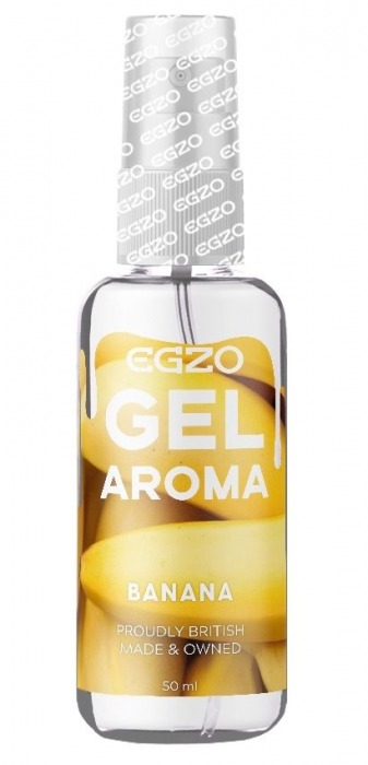 Интимный лубрикант EGZO AROMA с ароматом банана - 50 мл. - EGZO - купить с доставкой в Одинцово