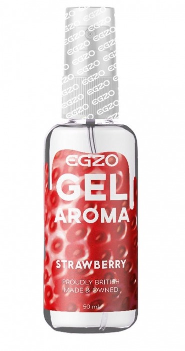 Интимный лубрикант EGZO AROMA с ароматом клубники - 50 мл. - EGZO - купить с доставкой в Одинцово