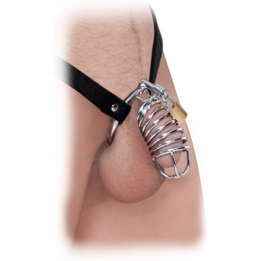 Кольцо верности Extreme Chastity Belt с фиксацией головки - Pipedream - купить с доставкой в Одинцово