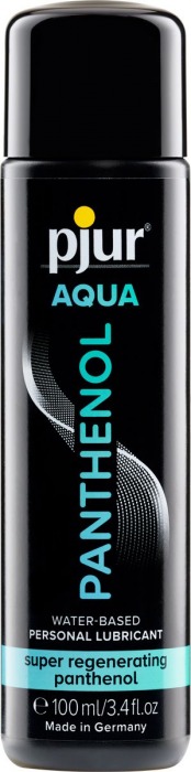 Лубрикант на водной основе с пантенолом pjur AQUA Panthenol - 100 мл. - Pjur - купить с доставкой в Одинцово