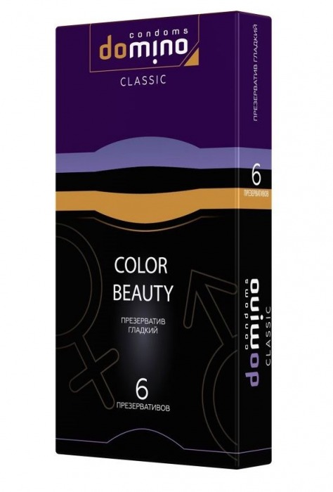 Разноцветные презервативы DOMINO Colour Beauty - 6 шт. - Domino - купить с доставкой в Одинцово