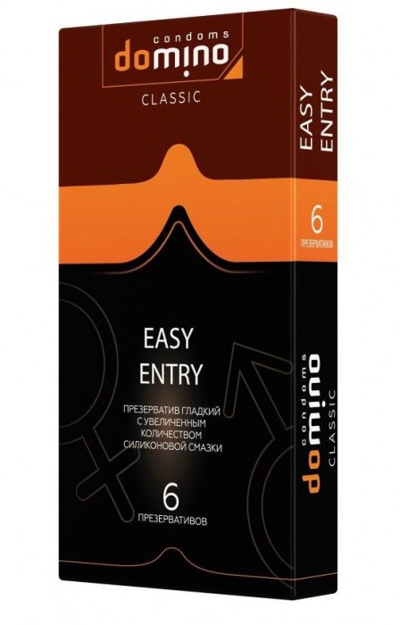 Презервативы с увеличенным количеством смазки DOMINO Easy Entry - 6 шт. - Domino - купить с доставкой в Одинцово