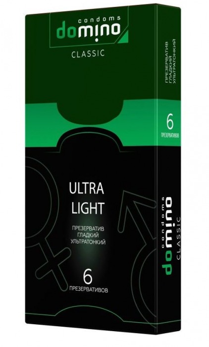 Супертонкие презервативы DOMINO Ultra Light - 6 шт. - Domino - купить с доставкой в Одинцово