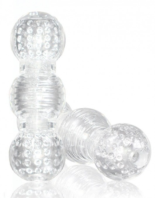 Прозрачный фигурный мастурбатор Master Stroker - Blush Novelties - в Одинцово купить с доставкой
