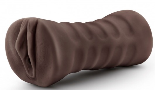 Коричневый мастурбатор-вагина Hot Chocolate Brianna - Blush Novelties - в Одинцово купить с доставкой