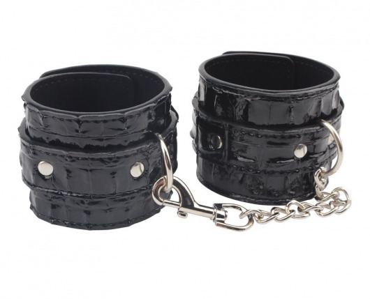 Черные наручники Surrender Wrist Restraints - Chisa - купить с доставкой в Одинцово
