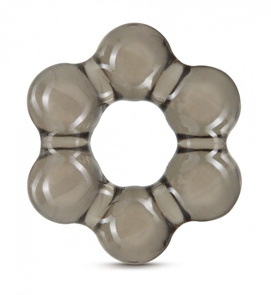 Дымчатое эрекционное кольцо Stay Hard Thick Bead Cock Ring - Blush Novelties - в Одинцово купить с доставкой