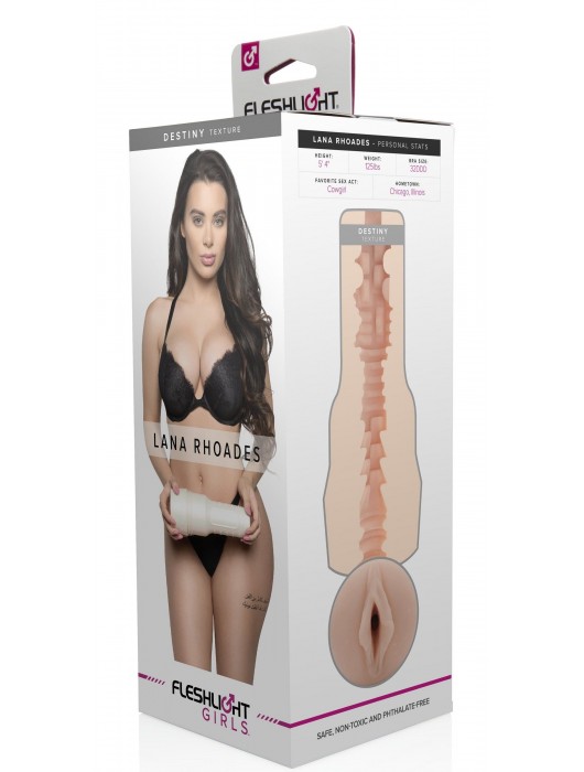 Мастурбатор-вагина Fleshlight Girls - Lana Rhoades Destiny - Fleshlight - в Одинцово купить с доставкой