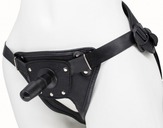 Черный пояс для насадок BEST CLASS STRAP - LOVETOY (А-Полимер) - купить с доставкой в Одинцово