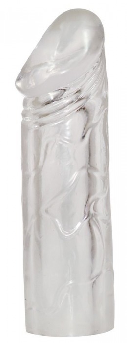 Удлиняющая насадка на пенис Mega Dick Sleeve Transparent - Orion - в Одинцово купить с доставкой