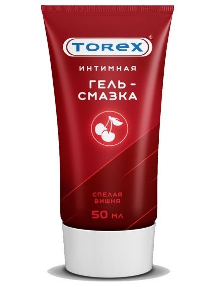 Смазка на водной основе TOREX  Спелая вишня  - 50 мл. - Torex - купить с доставкой в Одинцово
