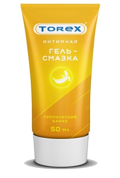 Смазка на водной основе TOREX  Тропический банан  - 50 мл. - Torex - купить с доставкой в Одинцово