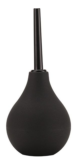 Черный анальный душ ANAL DOUCHE с прямым наконечником - Dream Toys - купить с доставкой в Одинцово