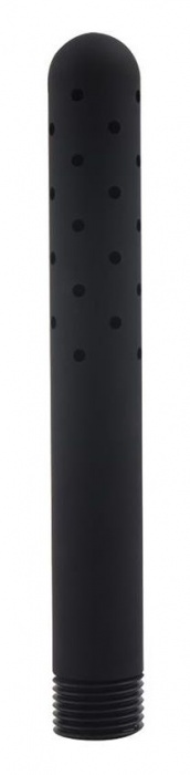 Черная насадка для анального душа ANAL DOUCHE - 15 см. - Dream Toys - купить с доставкой в Одинцово