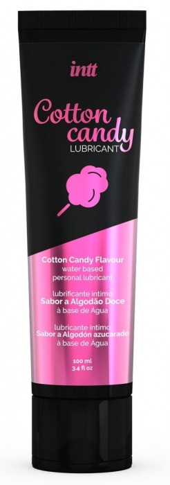Интимный гель на водной основе Cotton Candy Lubricant - 100 мл. - INTT - купить с доставкой в Одинцово