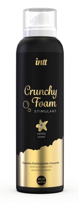 Пенка для массажа Crunchy Foam Stimulant Vanilla - 100 мл. - INTT - купить с доставкой в Одинцово