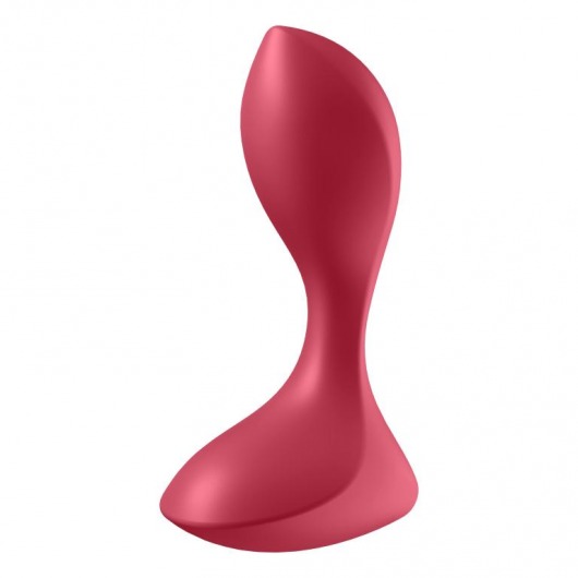 Красный вибромассажёр простаты Satisfyer Backdoor Lover - 14 см. - Satisfyer - в Одинцово купить с доставкой
